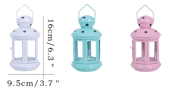 Европейская мода Подсвечник Винтаж Декор Подсвечники Candelabro Blue Brief Декор Подсвечники декоративные ремесла