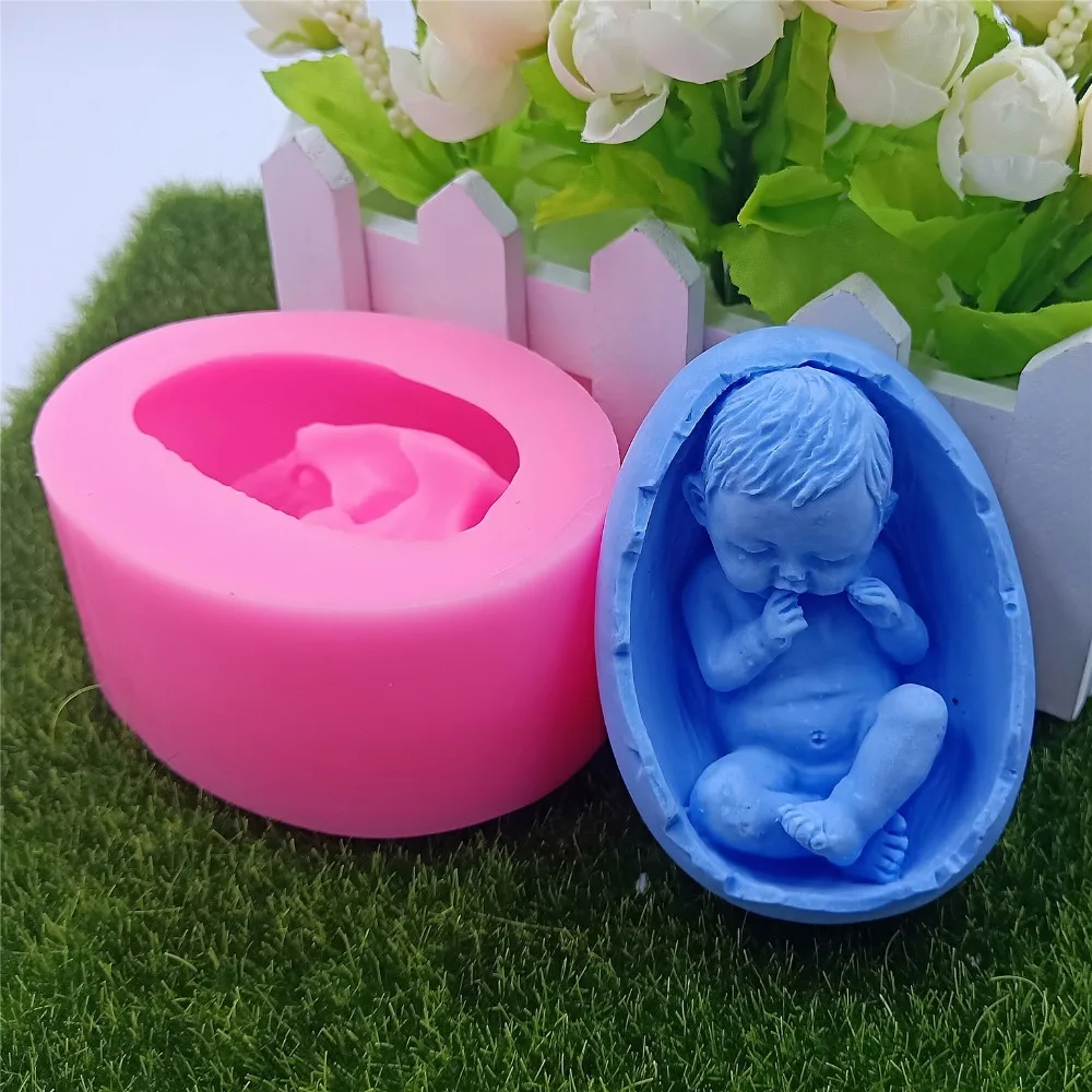 Милые детские формы для мыла 3D силиконовая форма украшения ароматерапии
