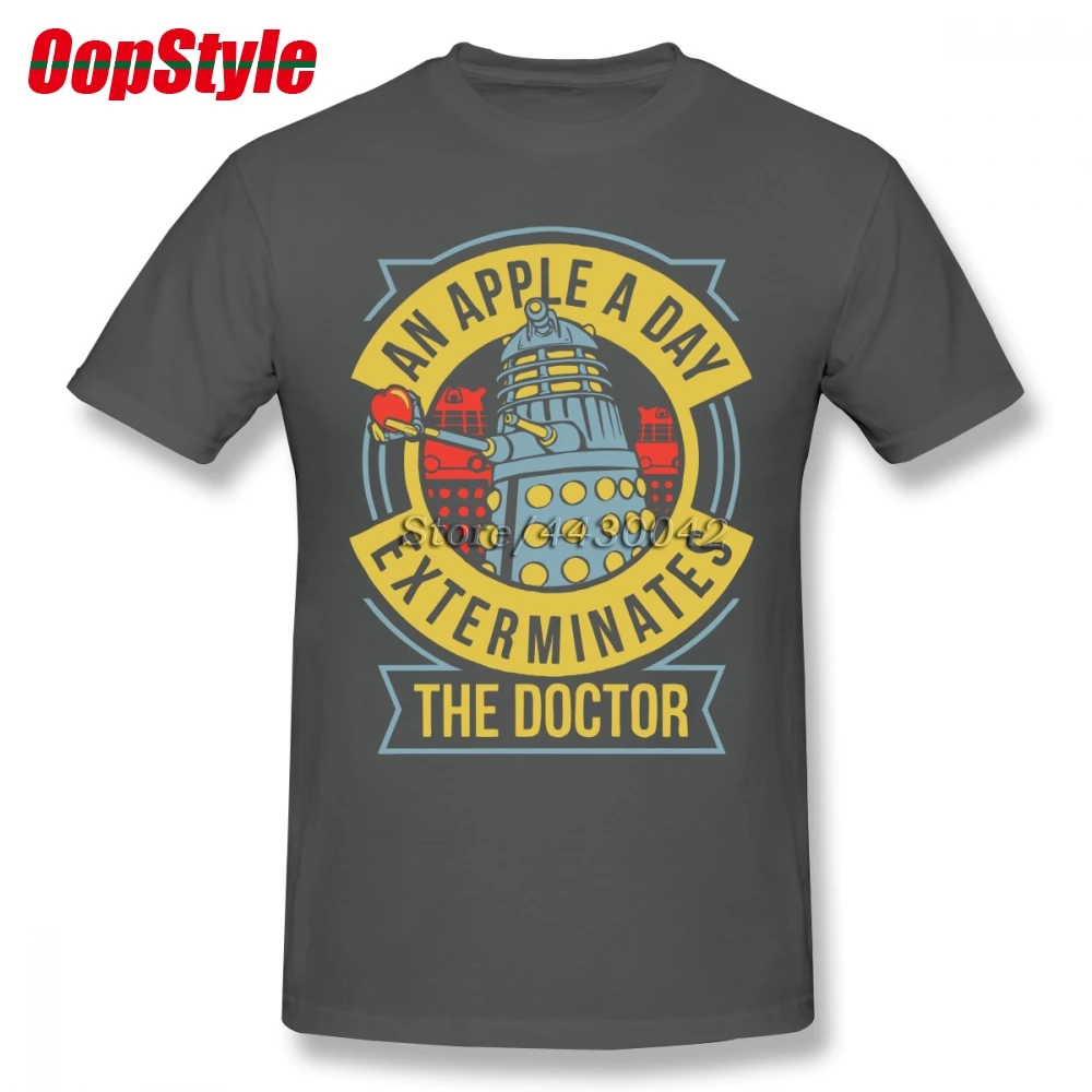 Футболка для мужчин Doctor Who Exterminates The Прямая поставка летняя хлопковая футболка с
