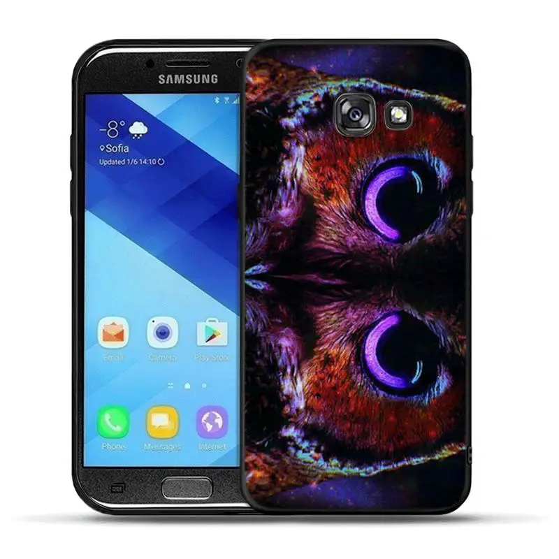 Классного льва тигра Обезьяна Животное черный чехол ТПУ для samsung Galaxy A30 A50 A3 A5 A6 A7 A8 A9 плюс силиконовый чехол