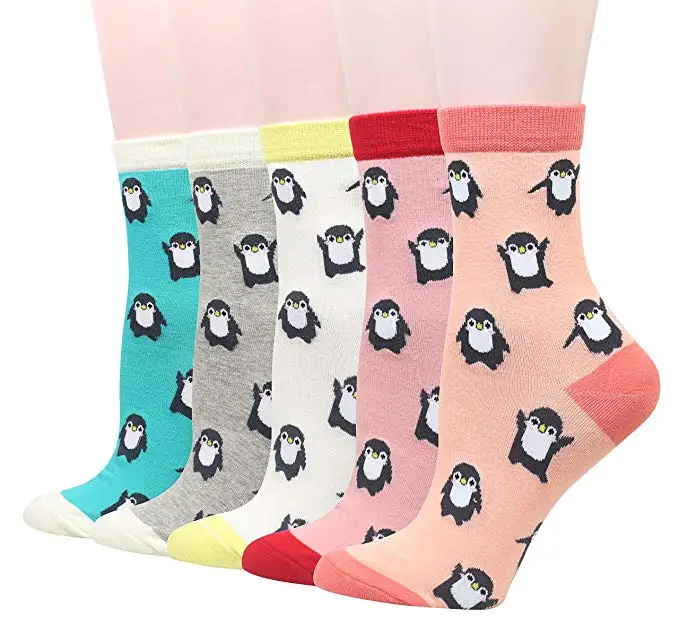Epous Eu35-41, женские носки, Harajuku Skarpetki, милые Kawaii розовые носки с пингвинами, уличная одежда, зимние осенние носки, теплые носки Meias