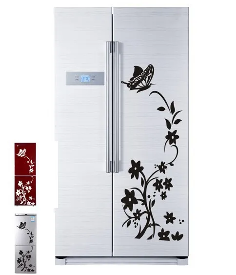 

Flower vine wall stickers refrigerator decorations 8308. Diy home decals vinyl ART Room mural posters adesivos de paredes 4,5