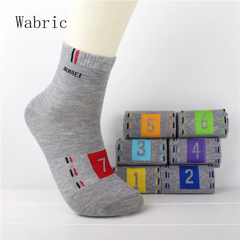

Мужские носки Wabric 7 дней, хлопковые носки в тюбике, увлажняющие дезодорирующие носки, хлопковые носки