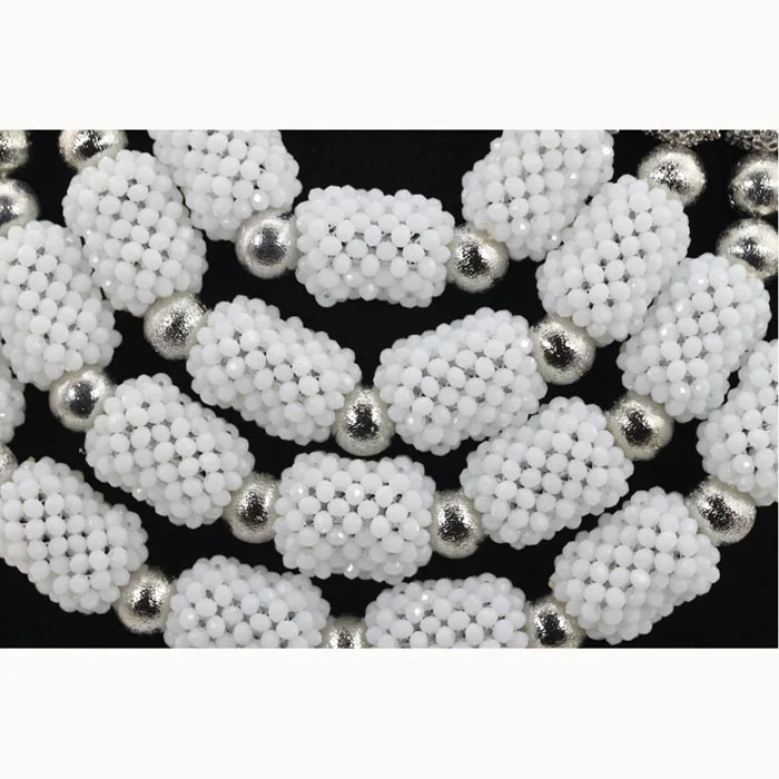 Модный набор ювелирных изделий с хрустальным шариком для невесты в африканском