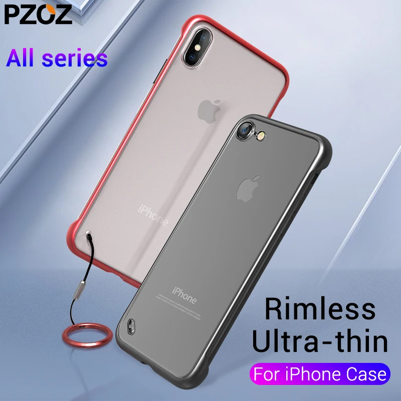 PZOZ для iphone 6s 7 Чехол 6 8 plus роскошный Ультратонкий силиконовый чехол телефона без
