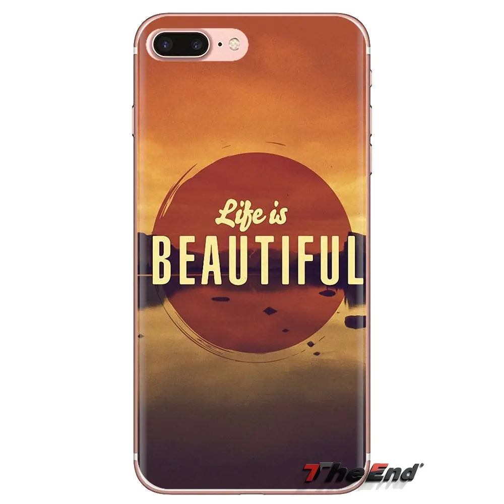 Чехол Life is Inspirational Quote для телефона LG Spirit Motorola Moto X4 E4 E5 G5 G5S G6 Z Z2 Z3 G2 G3 C Play Plus Mini |