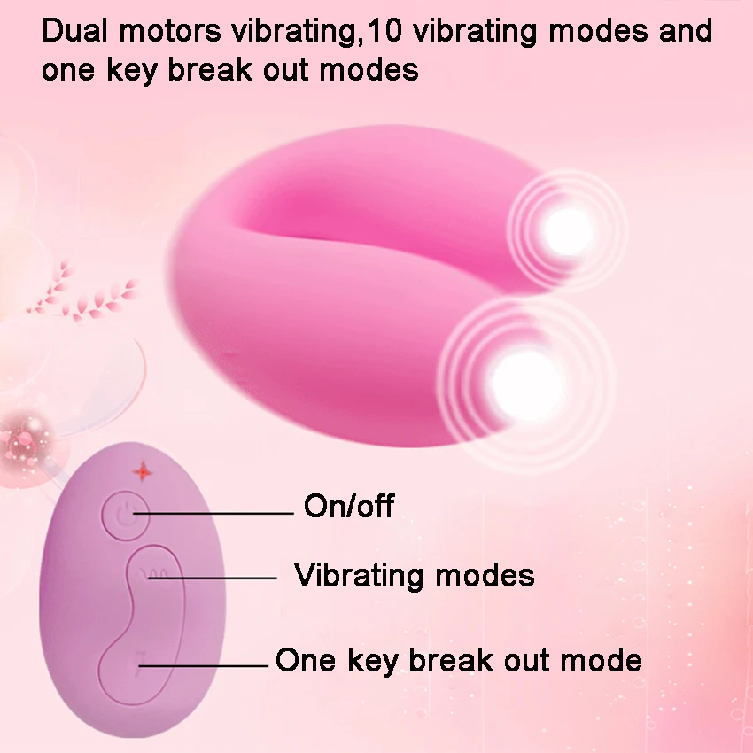 APHRODISIA Вибратор Беспроводной G Spot Стимулятор клитора двойной массажер с мотором