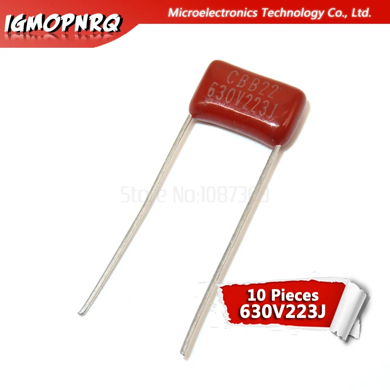 10 шт. 630V223J 22NF Pitch мм 223 630 в 0 022 мкФ igmopnrq CBB полипропиленовая пленка конденсатор