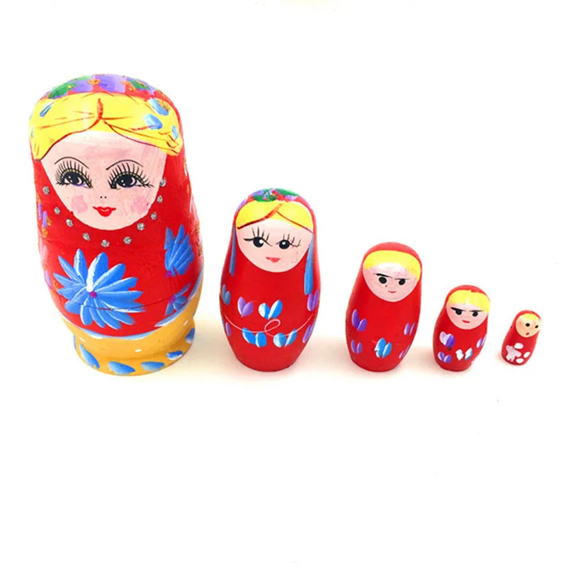Семейная Игра туристический сувенир 6 5 см шт./компл. кукла-матрешка Обучающие
