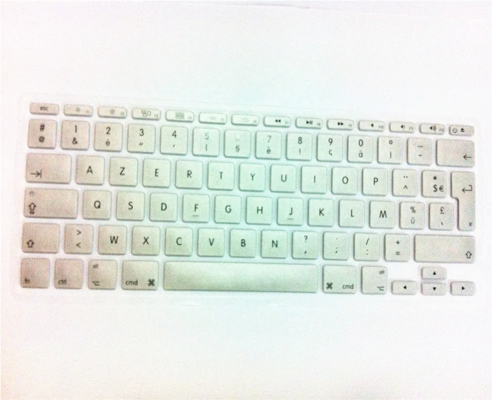 Силиконовая Защитная пленка для Macbook Air 11 6 дюйма с французскими шрифтами|keyboard cover