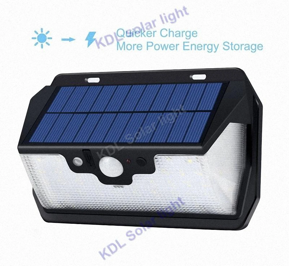 55 LED 900lm Solar Light remote control radar smart 3 side lighting degree light scope usb charging port street wall lamp yard | Лампы и