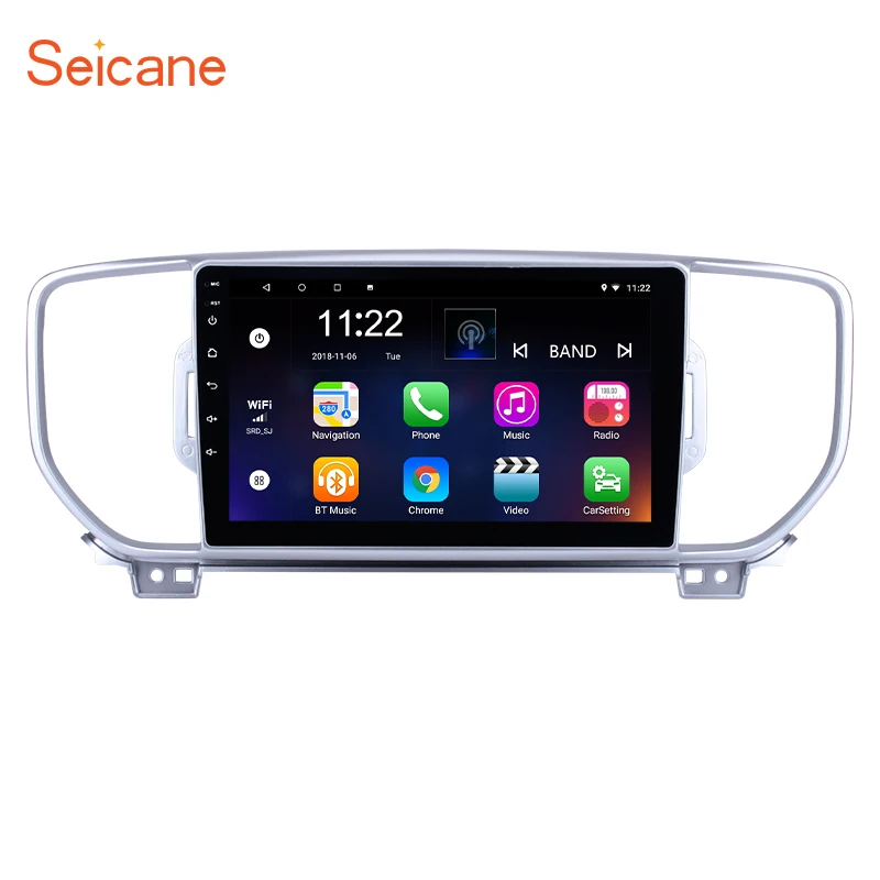 Seicane 2Din Android 6 0/7 1/8 1 9 дюймов Автомобильный Радио gps навигация Tochscreen мультимедийный