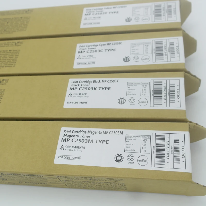 Высококачественный картридж с тонером Ricoh для Aficio MPC2003 MPC2503 MPC2011 SP BK C M Y| |