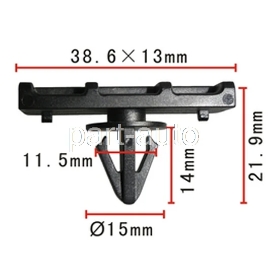 

50x OEM Rocker Panel Moulding Clip Bumper Retainer A20358 For Ford F6DZ-5410182-AA