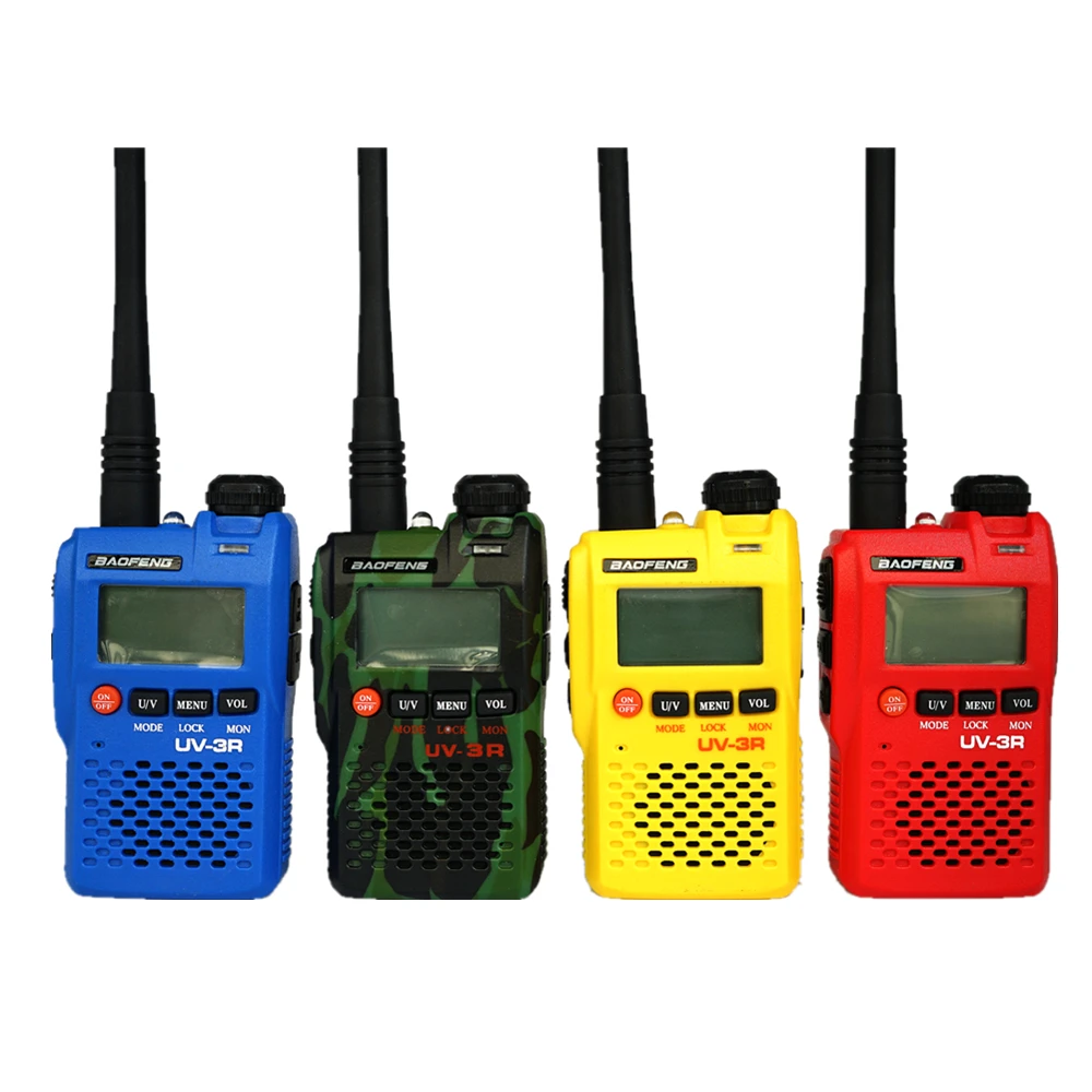Baofeng двухстороннее радио UV-3R двухдиапазонный fm-передатчик UV3R рация портативная CB радио мини-радиоприемник беспроводной домофон