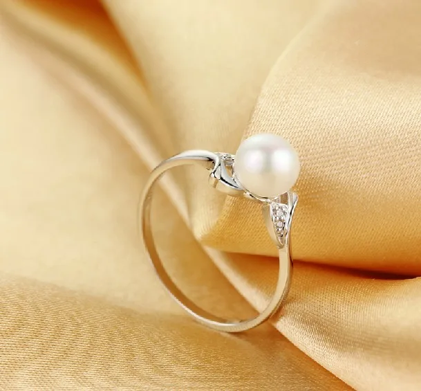 AAA не вызывает аллергии натуральное пресноводное Ювелирное кольцо с имитацией