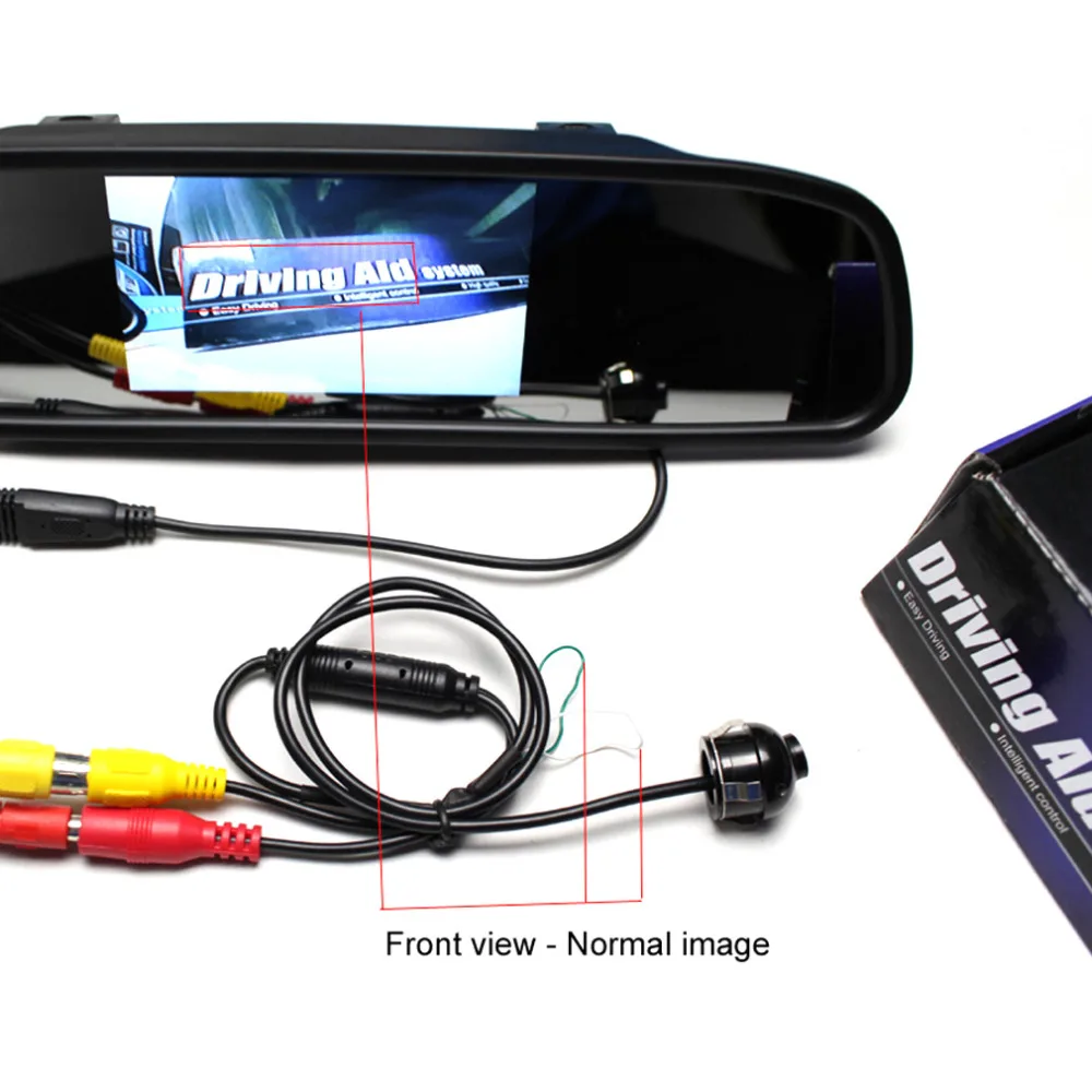 Mini CCD Night Vision 360 Degree Car Rear Front Side View Backup Camera With Mirror Image Conversion Lines | Автомобили и
