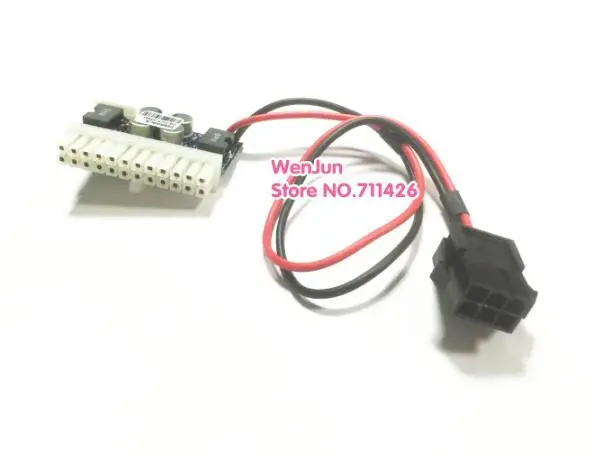 50 шт./лот 6 Pin P Женский вход DC 12V 160W 24Pin Pico ATX переключатель psio PSU автомобильный мини
