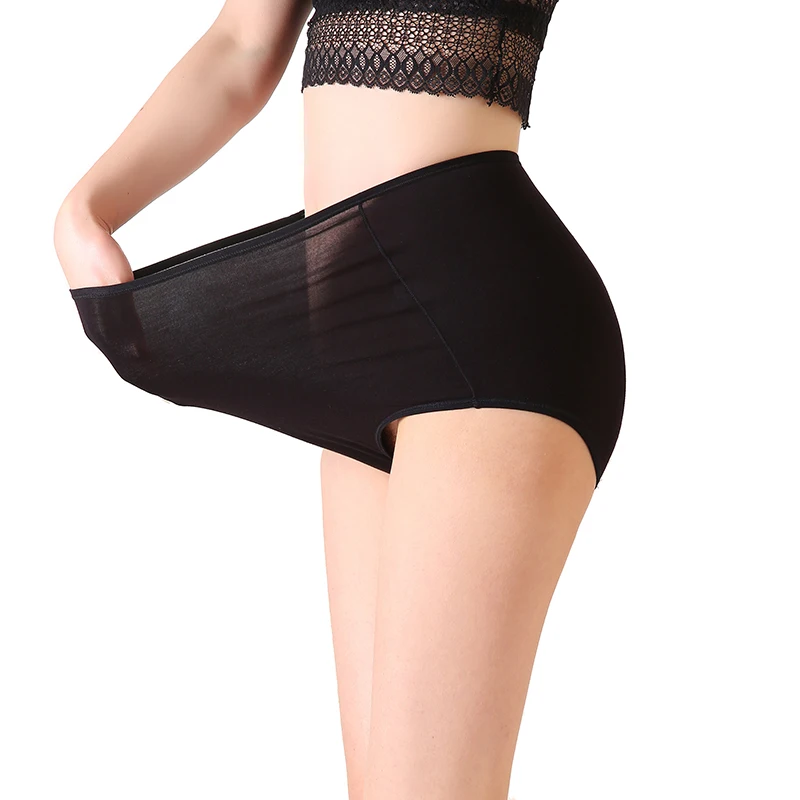 2019 женское нижнее белье большого размера|panties bamboo fiber|physiological pantiesbreathable underwear |