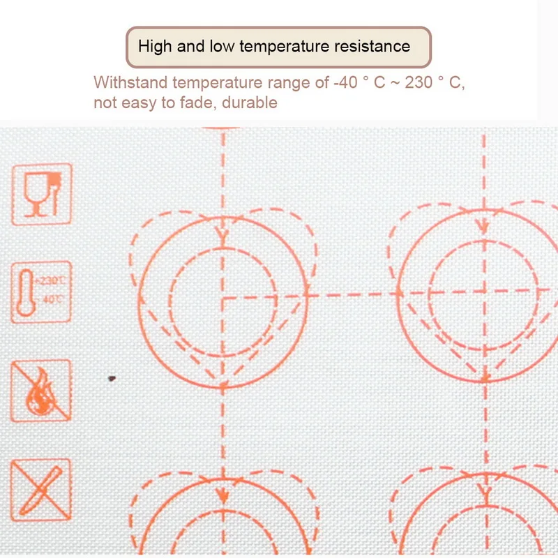 IVYSHION силиконовый коврик для выпечки жаропрочная посуда фондан печь макарон