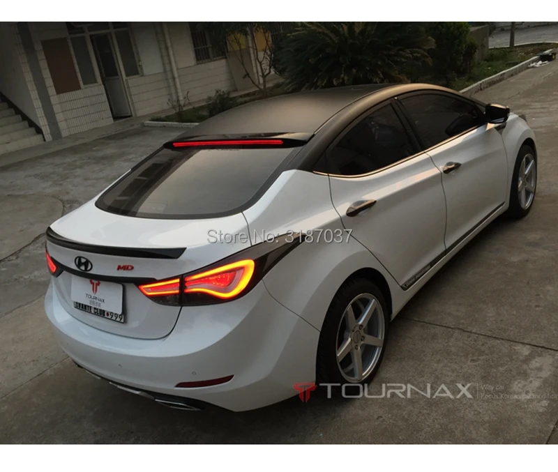 Для hyundai elantra 2011-2015 светодиодный светильник Кой из АБС-пластика Неокрашенный цвет