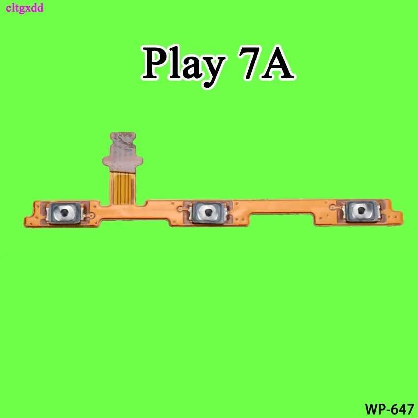 for Play 7A Cltgxdd для huawei Honor Play 5A 6 7 Play 5C 5X 6A 6X 7A 7C 7X кнопки включения/выключения питания и громкости гибкий кабель - Color: for Play 7A