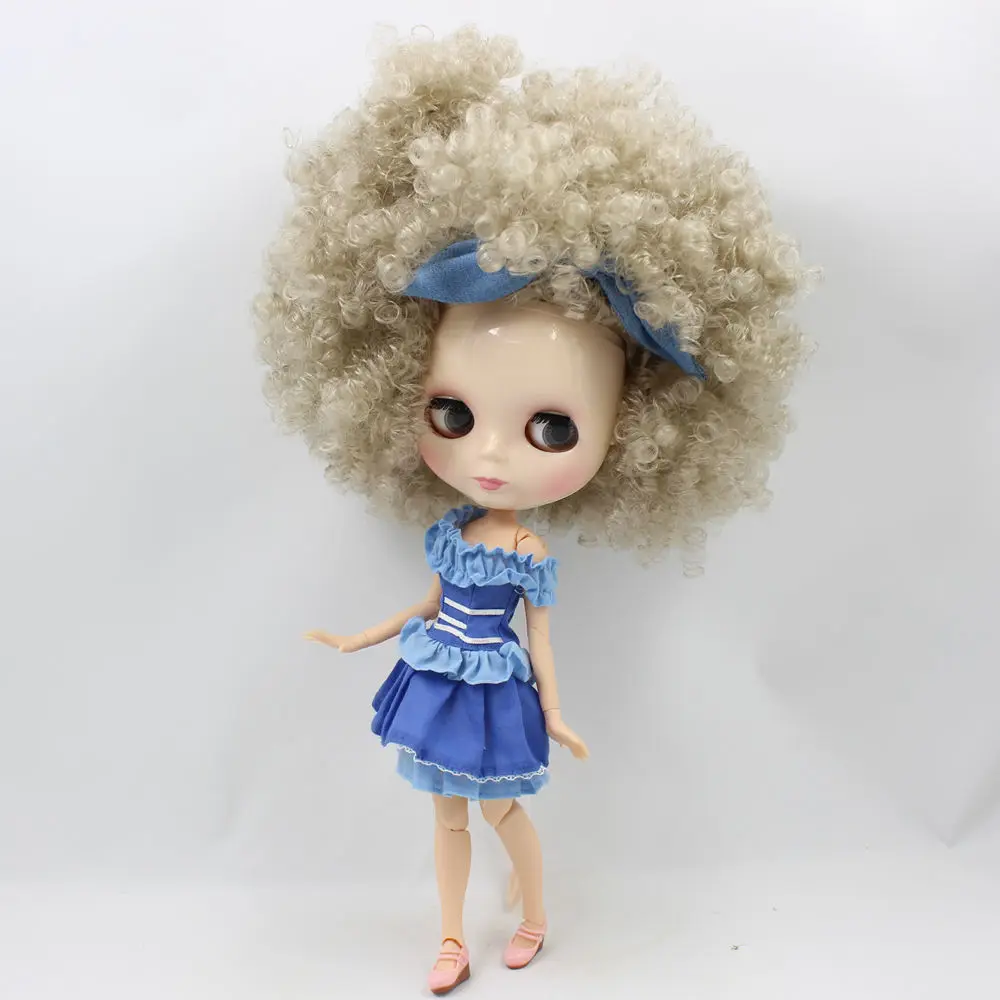 

ICY DBS Blyth doll No.BL3167 Silver Grey little curl Afro hair 1/6 BJD JOINT body White skin Neo ob24 anime girl