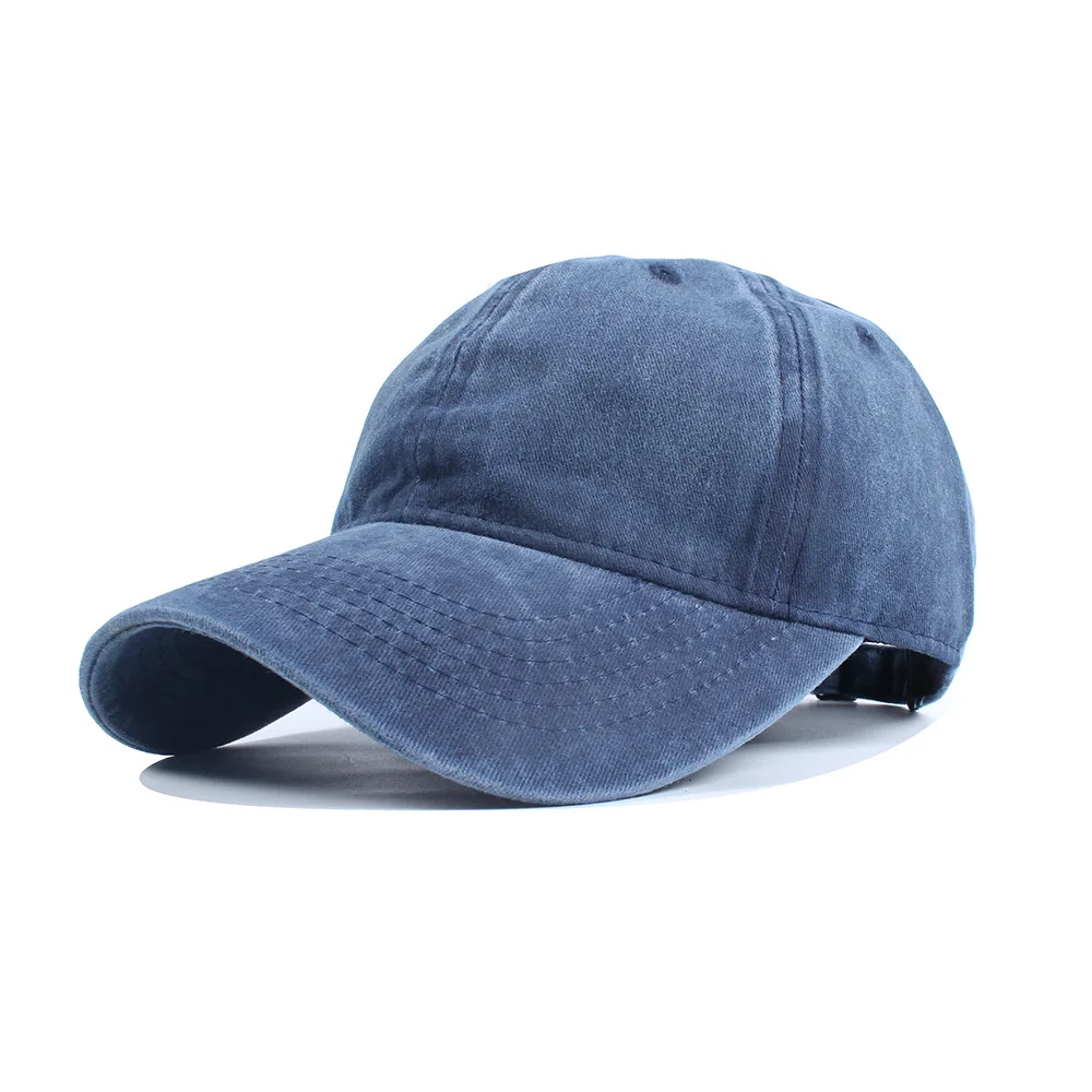 Модные женские и мужские походные бейсболки унисекс джинсовые моющиеся джинсы