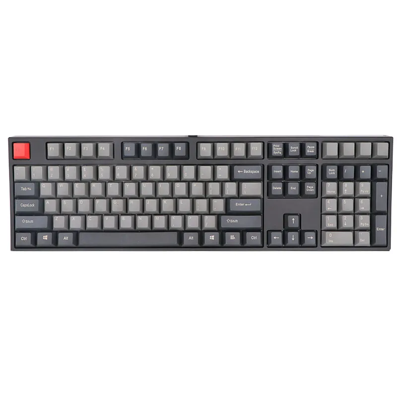 BGKP Dolch ODM толстые PBT брелки черный красный темно-серый микс 108Key 87Key 61Key для Cherry MX переключатели механической клавиатуры
