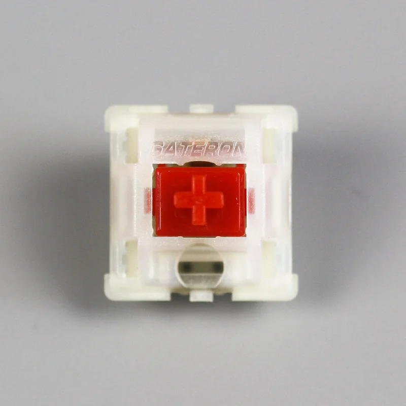Корпус переключателя Gateron 5pin milky для клавиатуры mechaniacl - Цвет: gateron milky red