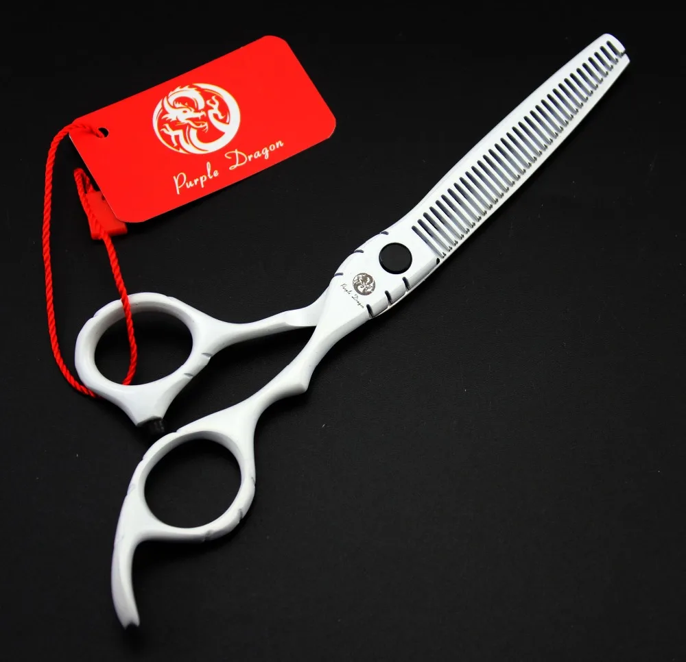 509 # TOPPEST 6 0 дюймовые белые Парикмахерские ножницы JP 440C 62HRC для дома и салона резки