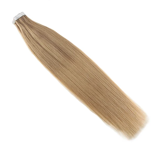 Moresoo Balayage, накладные волосы на ленте, Remy, человеческие волосы, невидимые, на ленте, уток кожи, прямые, 14-24 дюйма, 2,5 г/шт., бразильские волосы - Цвет: 10-16-16