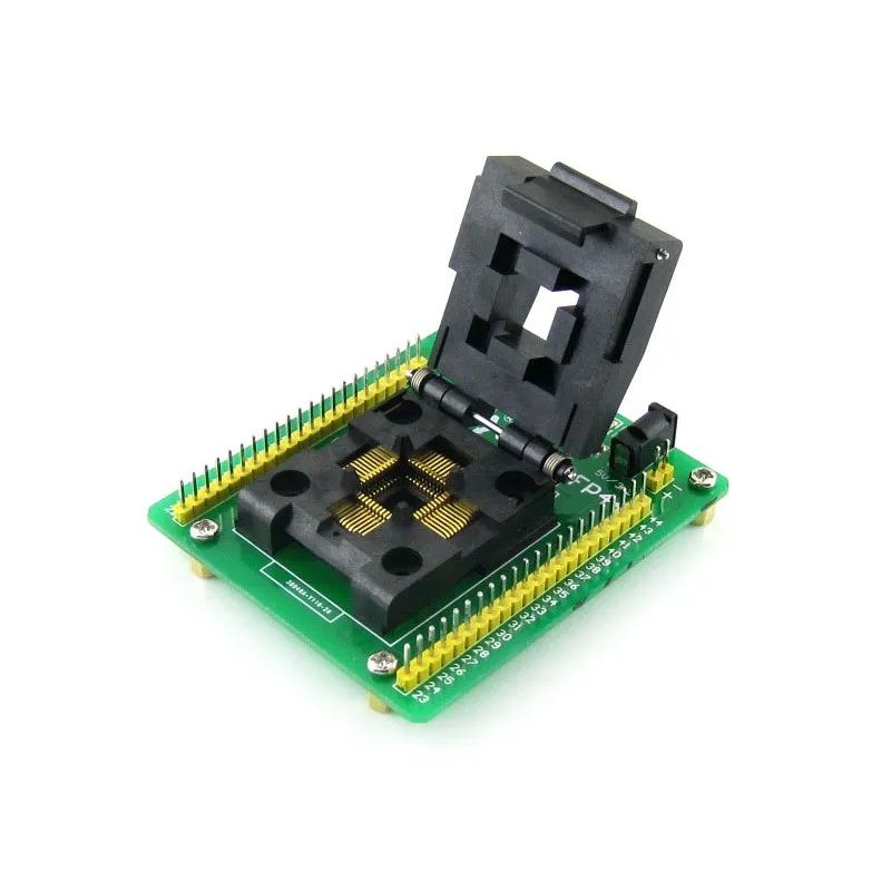 STM8-QFP44 # Programming Adapter IC Test Socket for STM8 QFP44 LQFP44 Package 0.8mm Pitch with SWIM Port | Компьютеры и офис