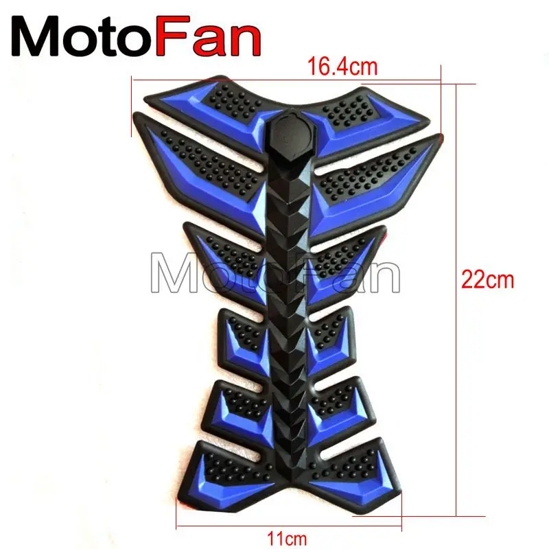 3D резиновая мотоциклетная Модифицированная защитная накладка на топливный бак