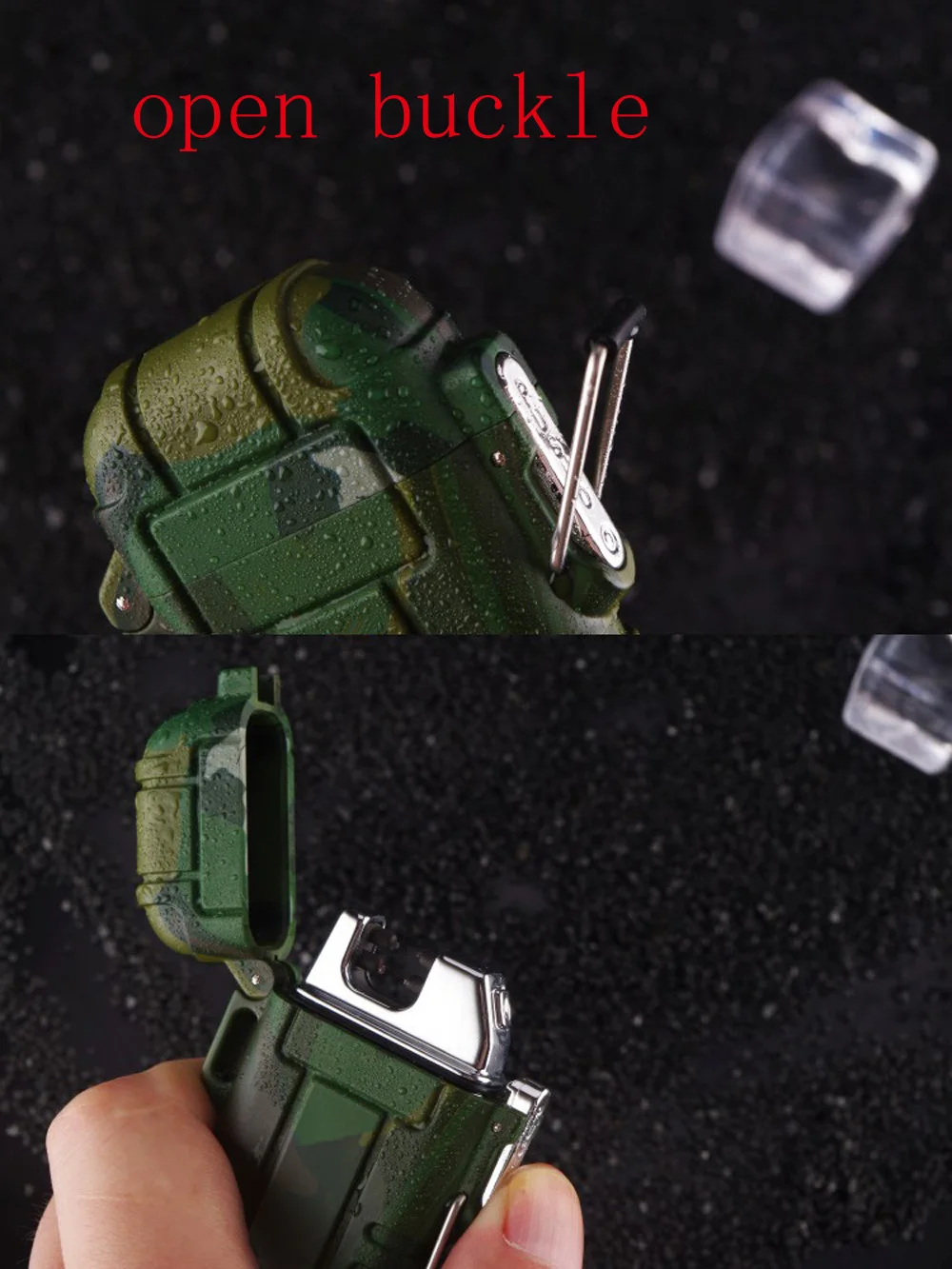 Водонепроницаемая usb-зажигалка для сигарет с двойной дугой, зажигалка для улицы, кемпинга, спорта