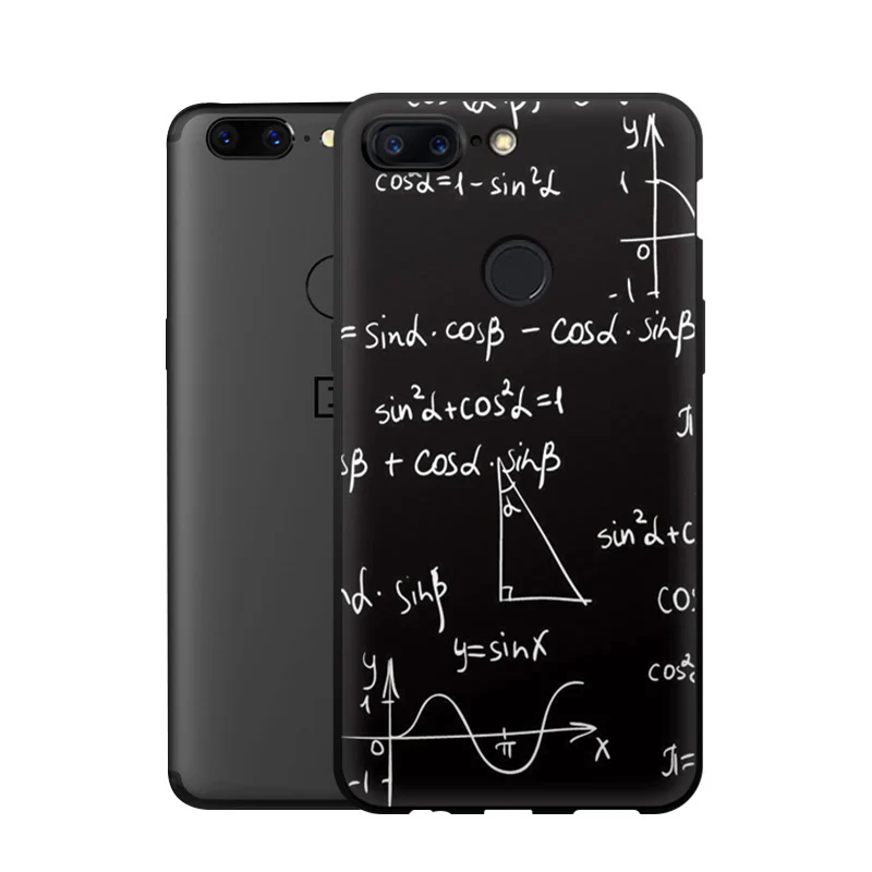 JURCHEN чехол s для One plus 5 T чехол для Oneplus 5 T чехол с матовым мультяшным принтом черный силиконовый чехол для Coque Oneplus 5 T чехол - Цвет: 14