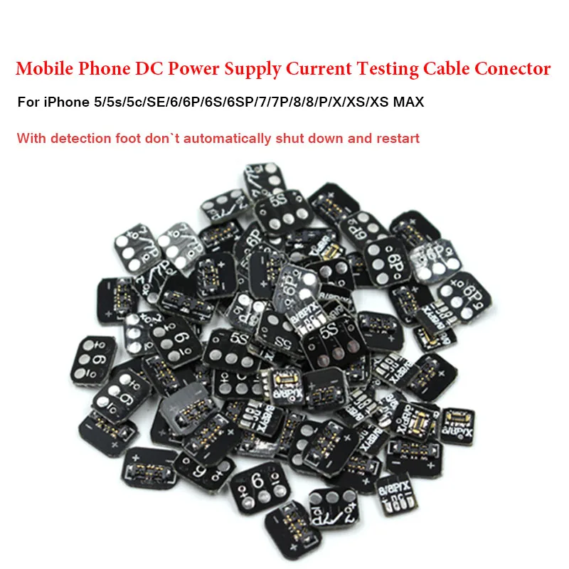 Jyrkior для iPhone 5S/SE/6/7/8/X/XS материнская плата клип обслуживание батареи мужской пряжки DC питание тестовый Кабельный разъем