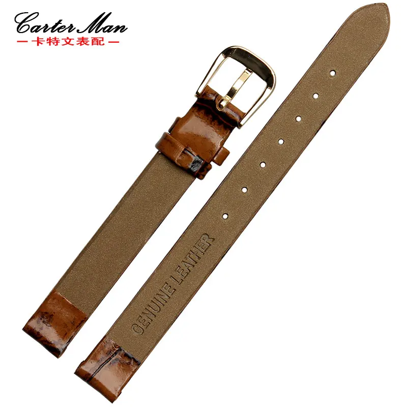 Ремешок для часов женский из натуральной кожи маленький браслет в ретро стиле 6