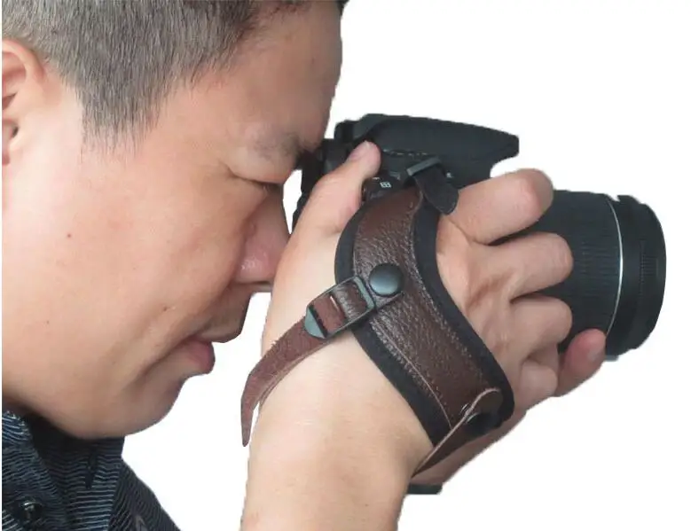 Новый S тип наручный ремешок для камеры настоящая кожа рукоятка БЫСТРОРАЗЪЕМНАЯ