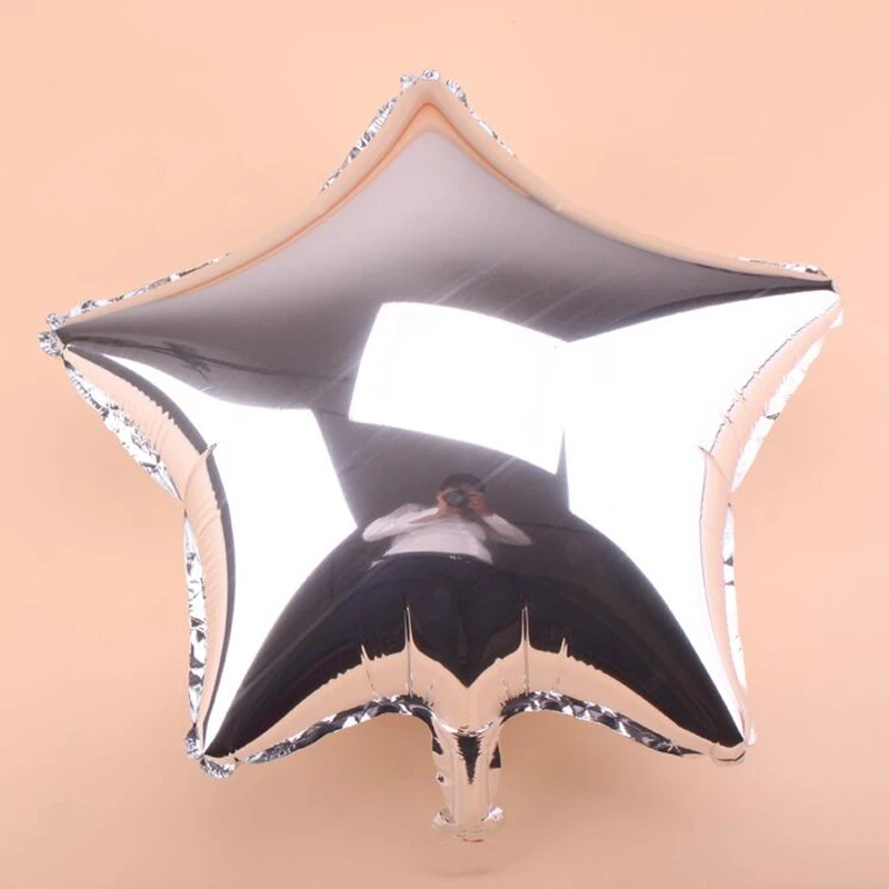 Горячая Распродажа 18 дюймов пятиконечная Звезда Воздушные шары из фольги