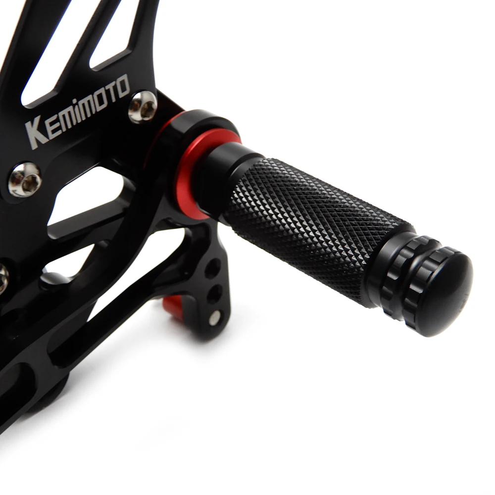 KEMiMOTO Z1000 Z 1000 Rearset набор для ног подставка для ног для KAWASAKI Z1000 аксессуары для мотоциклов CNC регулируемый