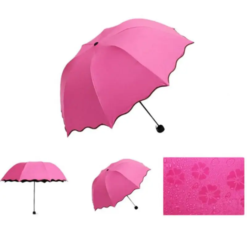 Новинка 2017 года солнечный и дождливый зонты для Для женщин Водонепроницаемый
