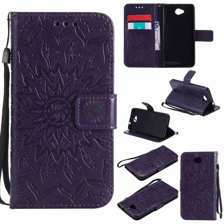 Fundas Кожаные чехлы с подставкой и отделениями для карт для Nokia Lumia N 950 650 640 635 550 3310 3 5 6 8 9 с рамкой для карты выполненный в подсолнечника тиснение P06Z