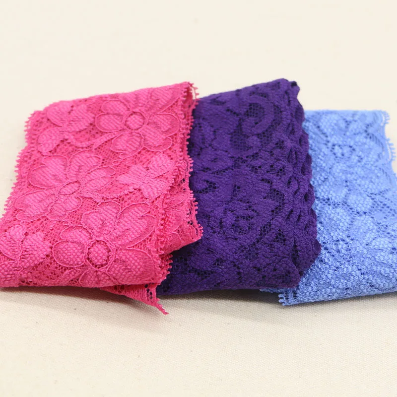 Эластичная кружевная ткань 10 ярдов/партия ширина 5-6 см 6 цветов | Дом и сад