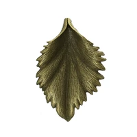 8seasons charm pendants leaf antique bronze 4 4cm x 3cm10pcs b33944