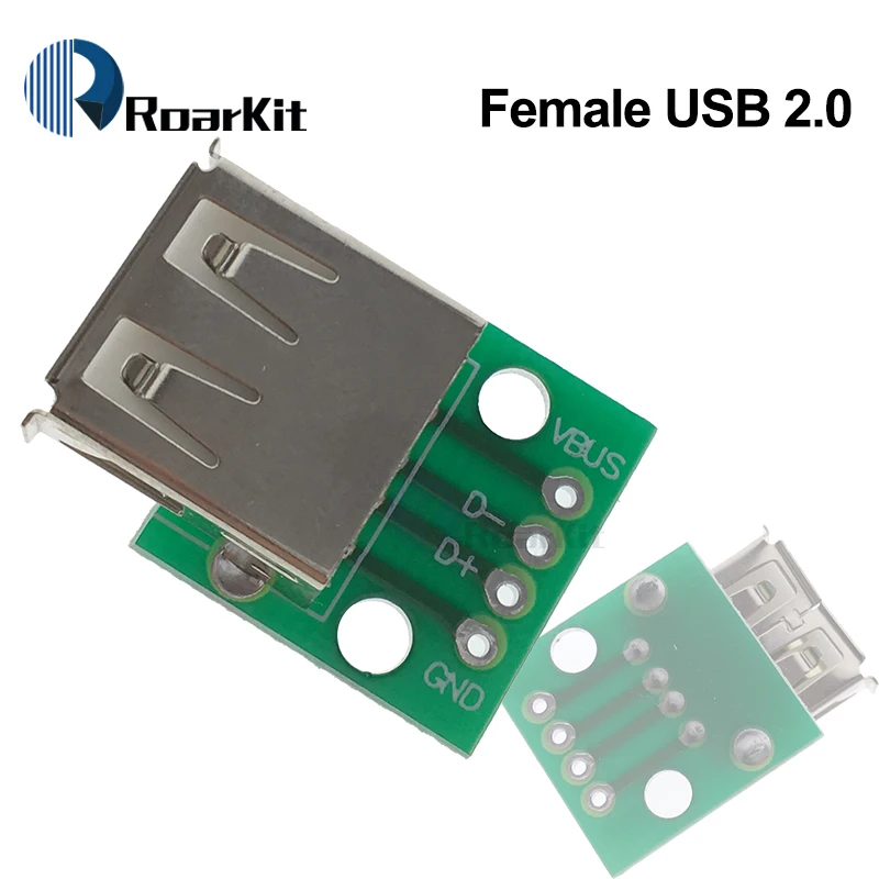5 шт. USB коннектор папа/мини микро адаптер DIP 2 54 контактный разъем мама B Type C USB2.0 3 0