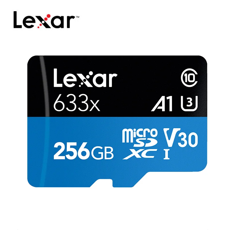 Lexar A2 512G TF карта класс 10 UHS-I U3 Micro SD карта 32G 64g 128G 256g MicroSD мобильный телефон камера движения высокоскоростная карта памяти - Емкость: 256 ГБ