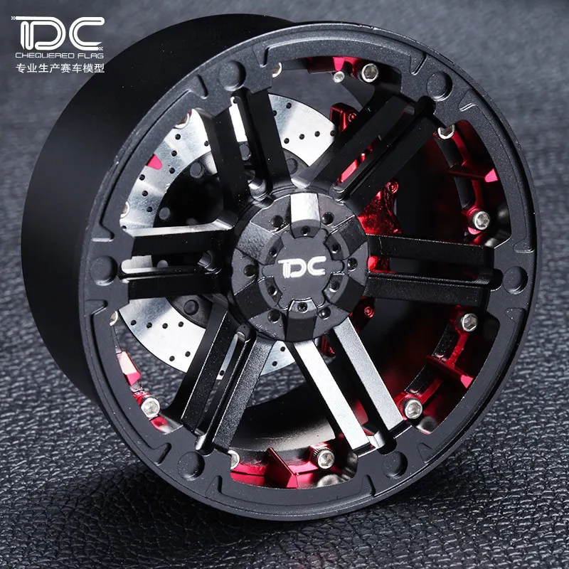 DC 2 дюйма Высокое качество 6061 сплав CNC обода колеса для 1/10 RC Гусеничный автомобиль