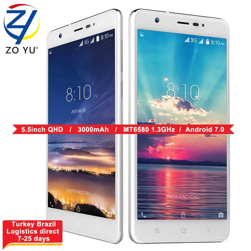 Blackview R6 3 г WCDMA/4 LTE Мобильного Телефона 1 + 16 г/3 32 Android 7.0/6.0 5.5 HD MTK6737T quad-core 8.0MP/13.0MP 3000 мАч