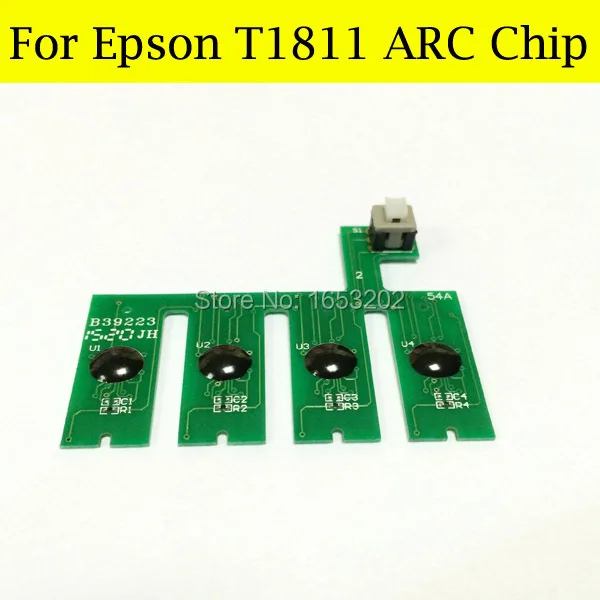 Самый популярный картридж чип для Epson T1811-T1814 XP-102 XP-202 XP-205 XP-302 XP-305 XP-402 XP-405 СНПЧ